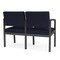 Lesro Lenox 2 Seat Tandem Seating W/ No Center Arm, 43.5 in W 24.5 in L 32 in H LS2101 - alternate 2